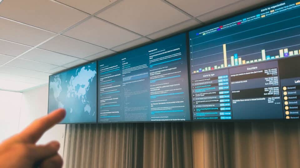 Image of SIEM systems and software gather security-related data from logs, network devices, applications, and other sources. They centralize this information into a single platform, allowing security teams to monitor and analyze it comprehensively.